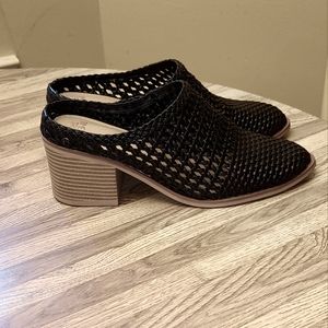 Black Mules, Size 7